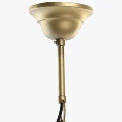 Candeeiro de Teto Metal Dourado