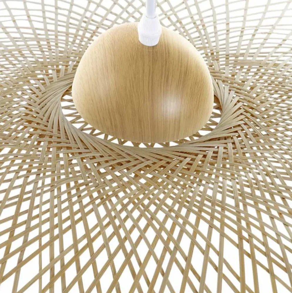 Candeeiro de Teto Orgânico Bambu
