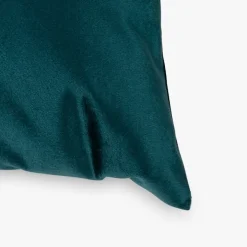 Capa de Almofada de Veludo Verde Escuro