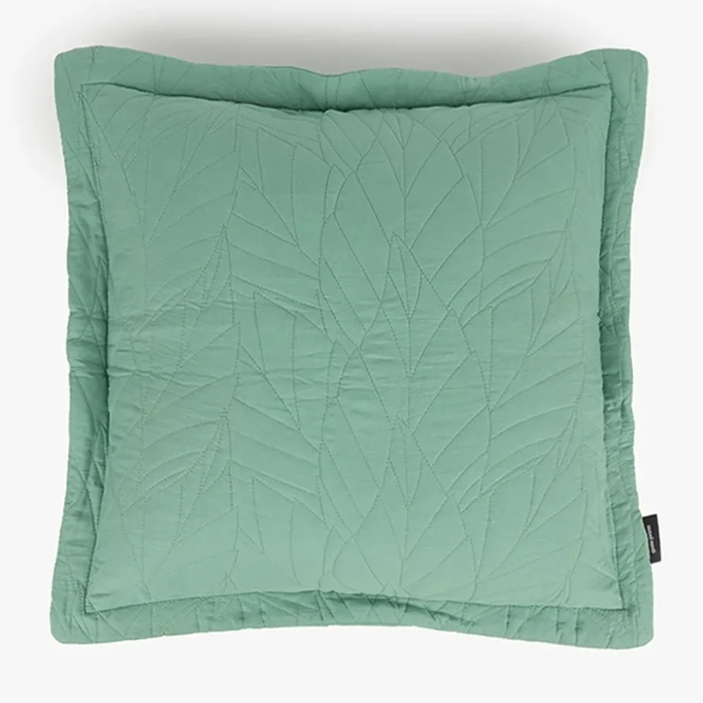 Capa de Almofada Folhas Verde 60x60