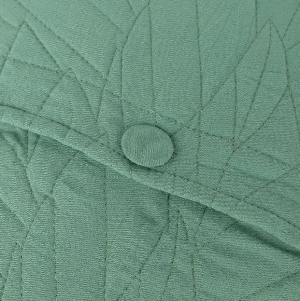 Capa de Almofada Folhas Verde 60x60