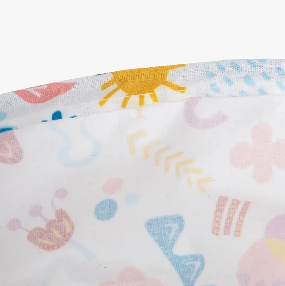 Cesto de roupa estampado estrelas