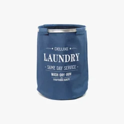 Cesto Roupa Deluxe Azul
