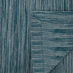 Colcha Mesclada Turquesa e Natural 250x270