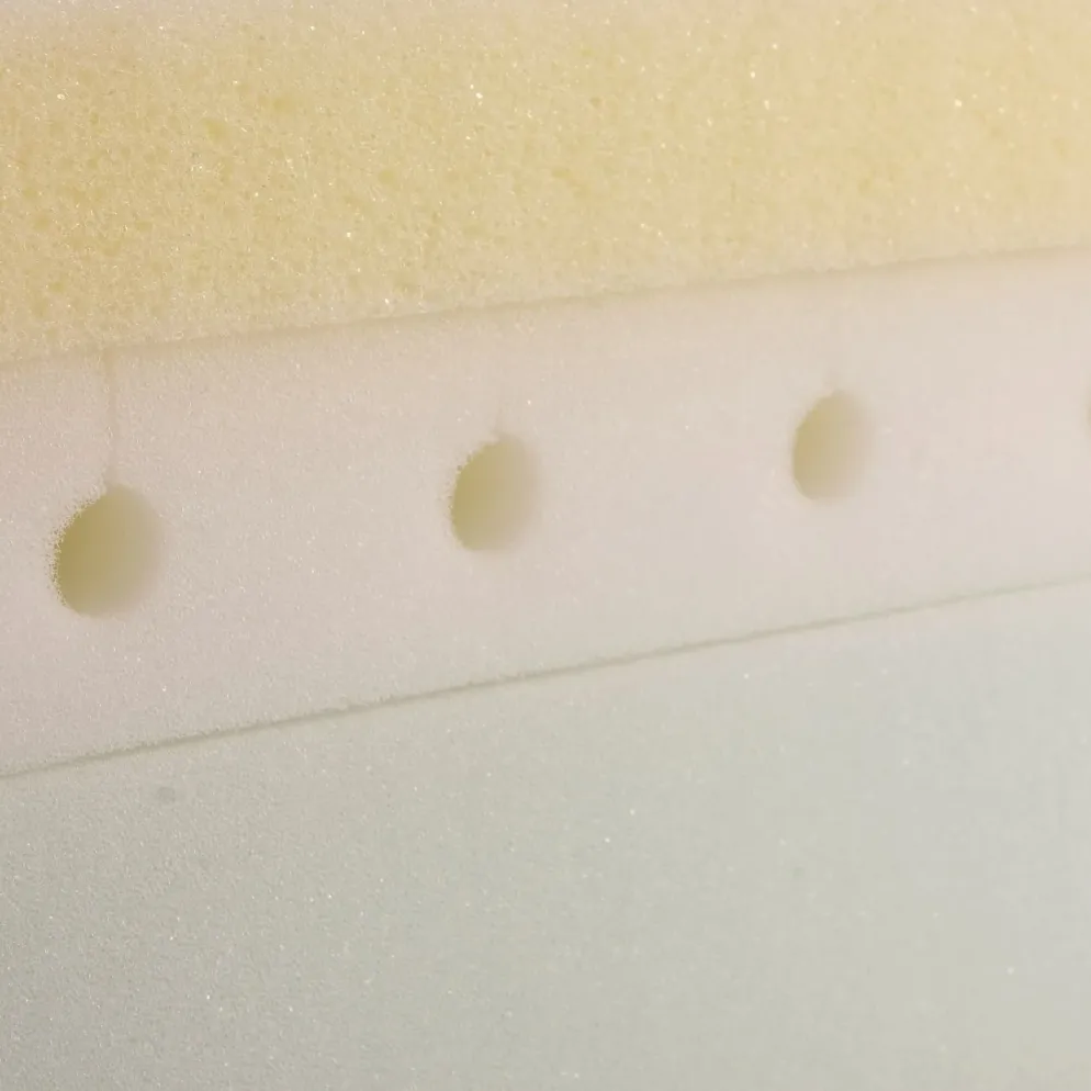 Colchão de Molas Ensacadas de 3 zonas com Espuma Viscoelástica + Mini Molas Ensacadas e Espuma Perfurada - Hybrid Sense