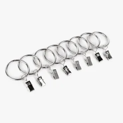 Conjunto Argolas para Varão Prateado