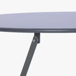 Conjunto de Mesa e Duas Cadeiras Cinza