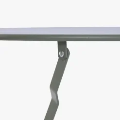 Conjunto de Mesa e Duas Cadeiras Cinza Verde