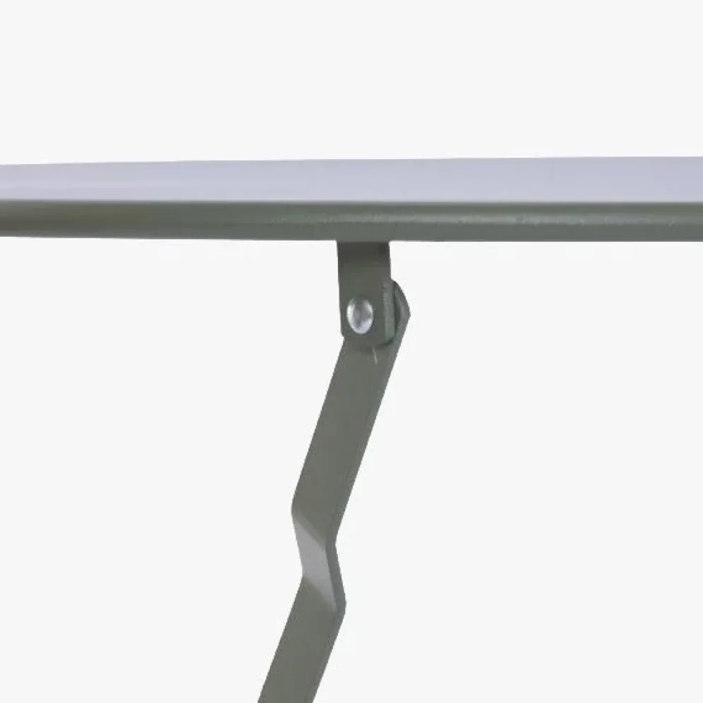 Conjunto de Mesa e Duas Cadeiras Cinza Verde