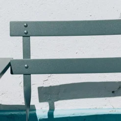 Conjunto de Mesa e Duas cadeiras Metal Cinza