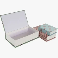 Conjunto de três caixas livro Padrões