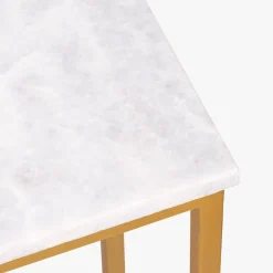 Conjunto de Três Mesas de Apoio com Tampos de Mármore
