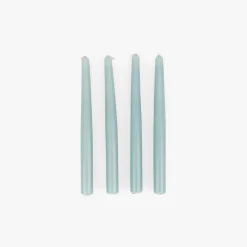 Conjunto de Velas Castiçal Azul Claro