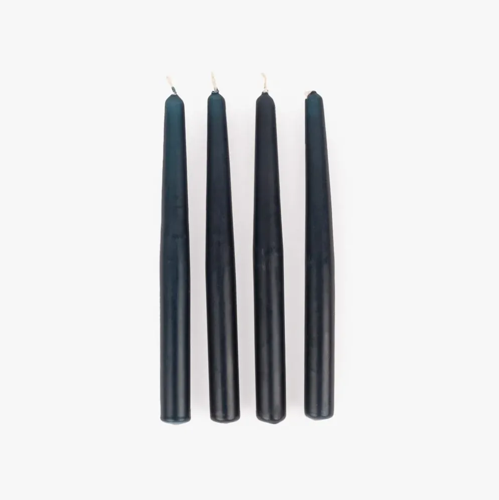 Conjunto de Velas Castiçal Azul Escuro