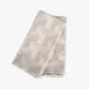 Conjunto 2 Guardanapos Jacquard Branco