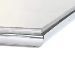 Consola Tampo Efeito Mármore e Estrutura Metálica | 120x40x78 cm