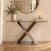 Consola Vidro Transparente | 120x40x75 cm