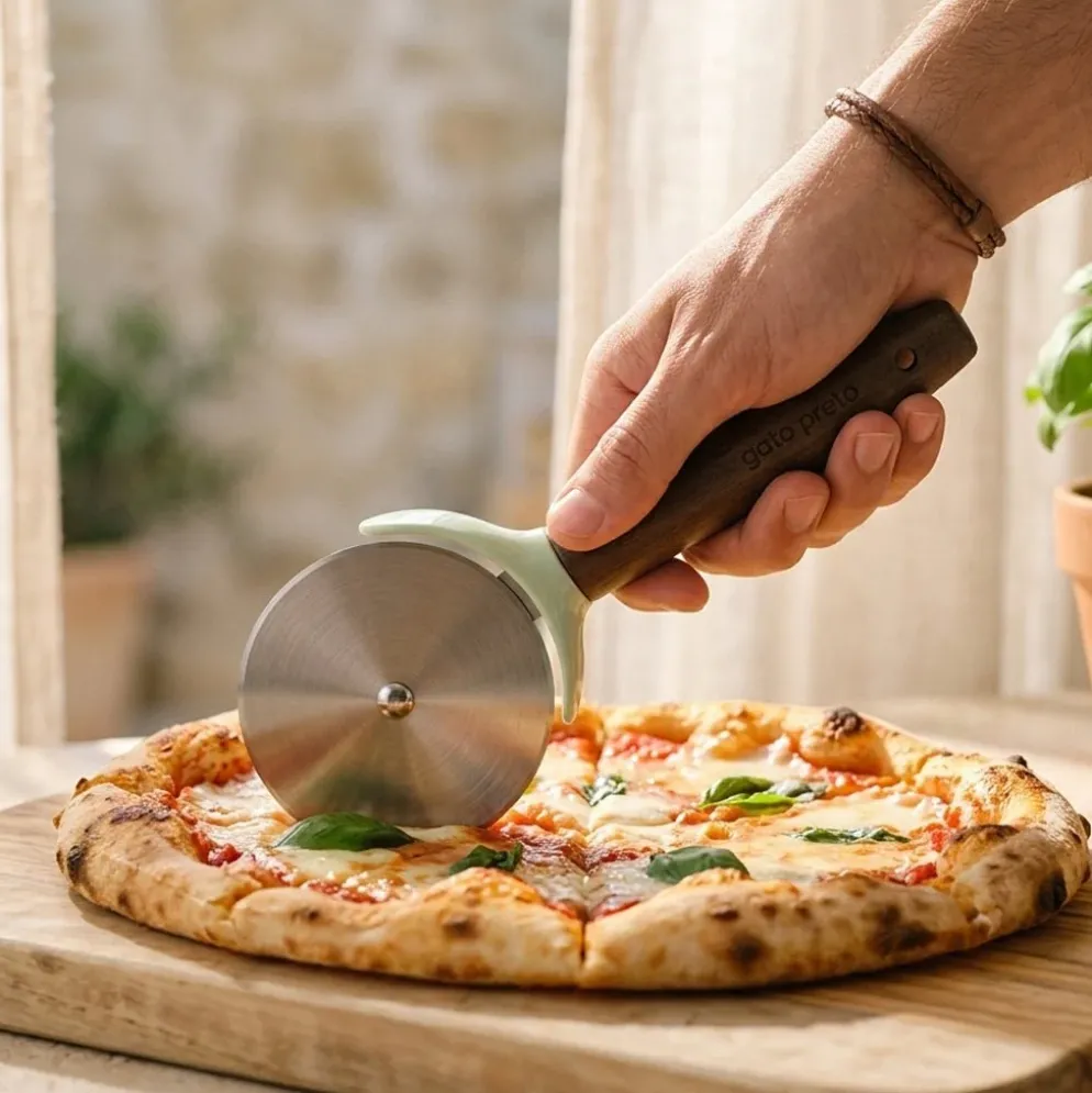 Cortador de Pizza Verde