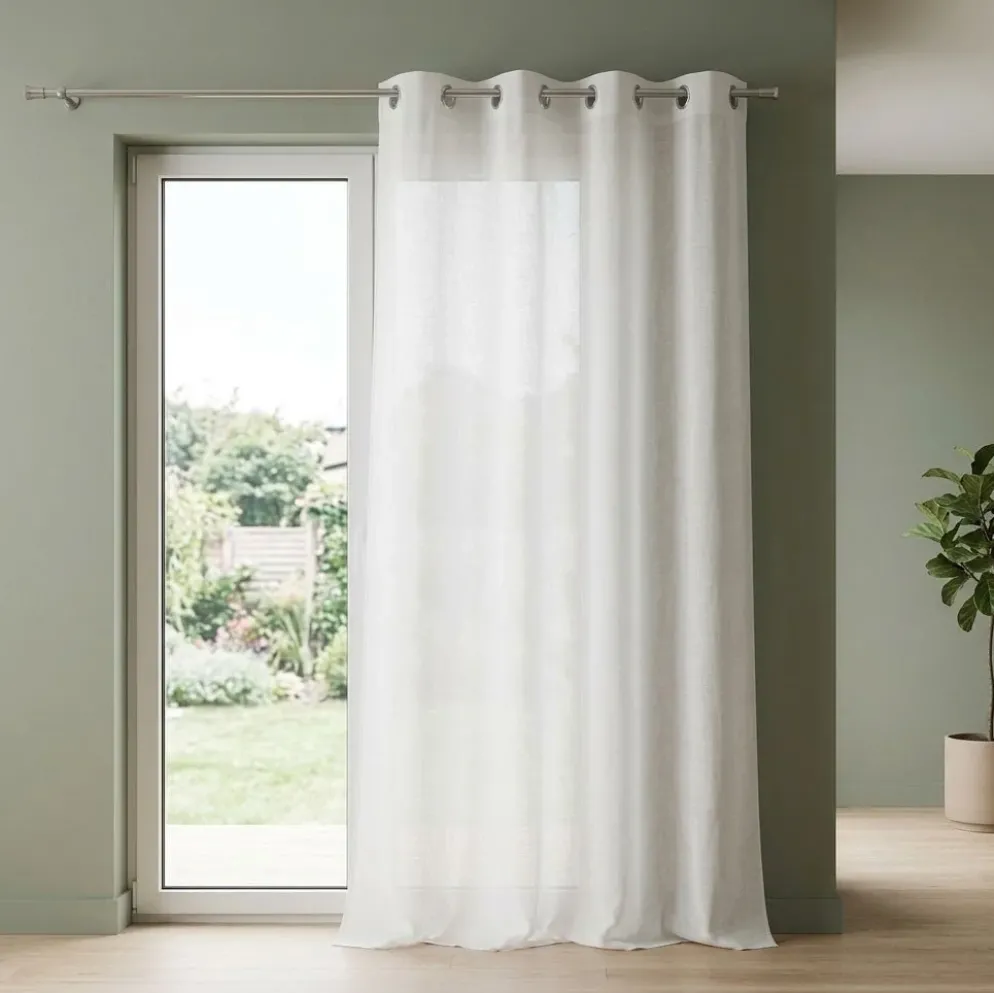 Cortinado Semi Opaco Branco