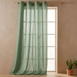 Cortinado Semi Opaco Verde Claro