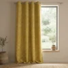 Cortinado zig zag mostarda 140x270