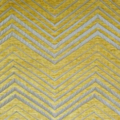 Cortinado zig zag mostarda 140x270