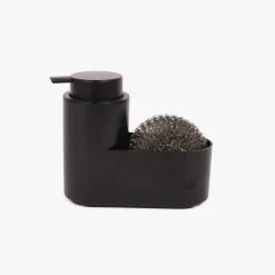 Doseador de cerâmica com esfregão preto