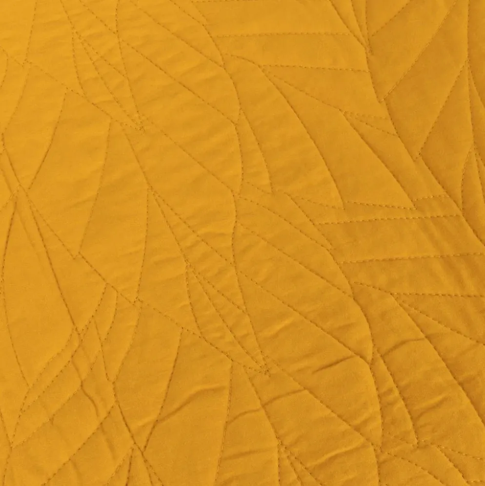 Edredão Folhas Mostarda 180x250