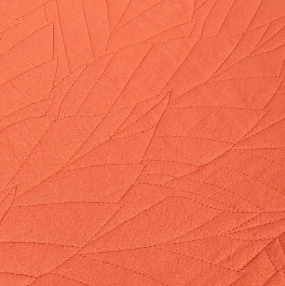 Edredão Folhas Terracota 180x250