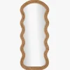 Espelho de Parede Orgânico em Rattan