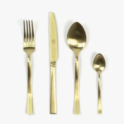 Faqueiro de 36 Peças Dourado