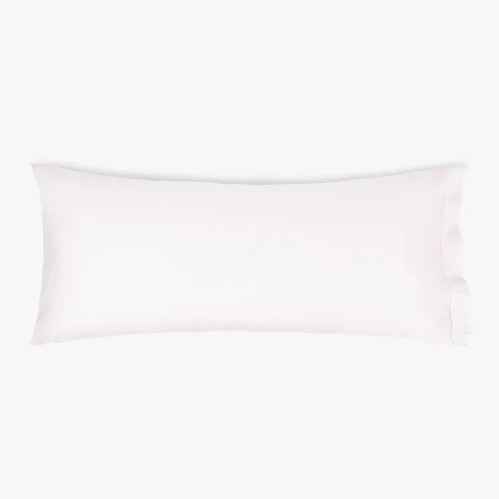 Fronha Almofada de Dormir Algodão Percal Branco 45x100