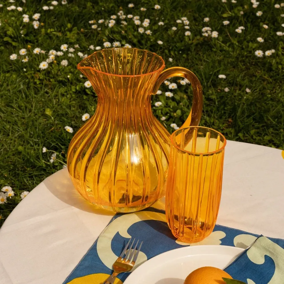 Jarro de Acrílico Amarelo 2L