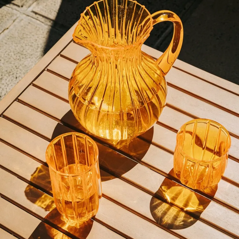 Jarro de Acrílico Amarelo 2L