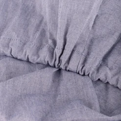 Lençol ajustável azul 200x160+30cm