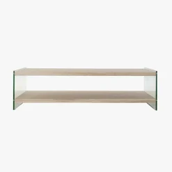 Mesa Centro com Vidro Temperado | 130X65X36
