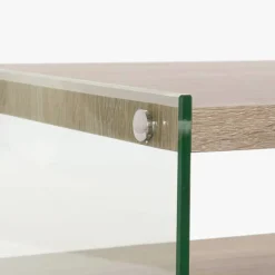 Mesa Centro com Vidro Temperado | 130X65X36