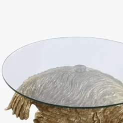 Mesa de Apoio Avestruz Dourado