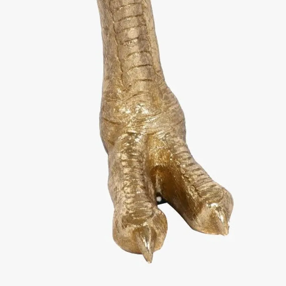 Mesa de Apoio Avestruz Dourado