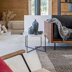 Mesa de Apoio com Tampo de Mármore