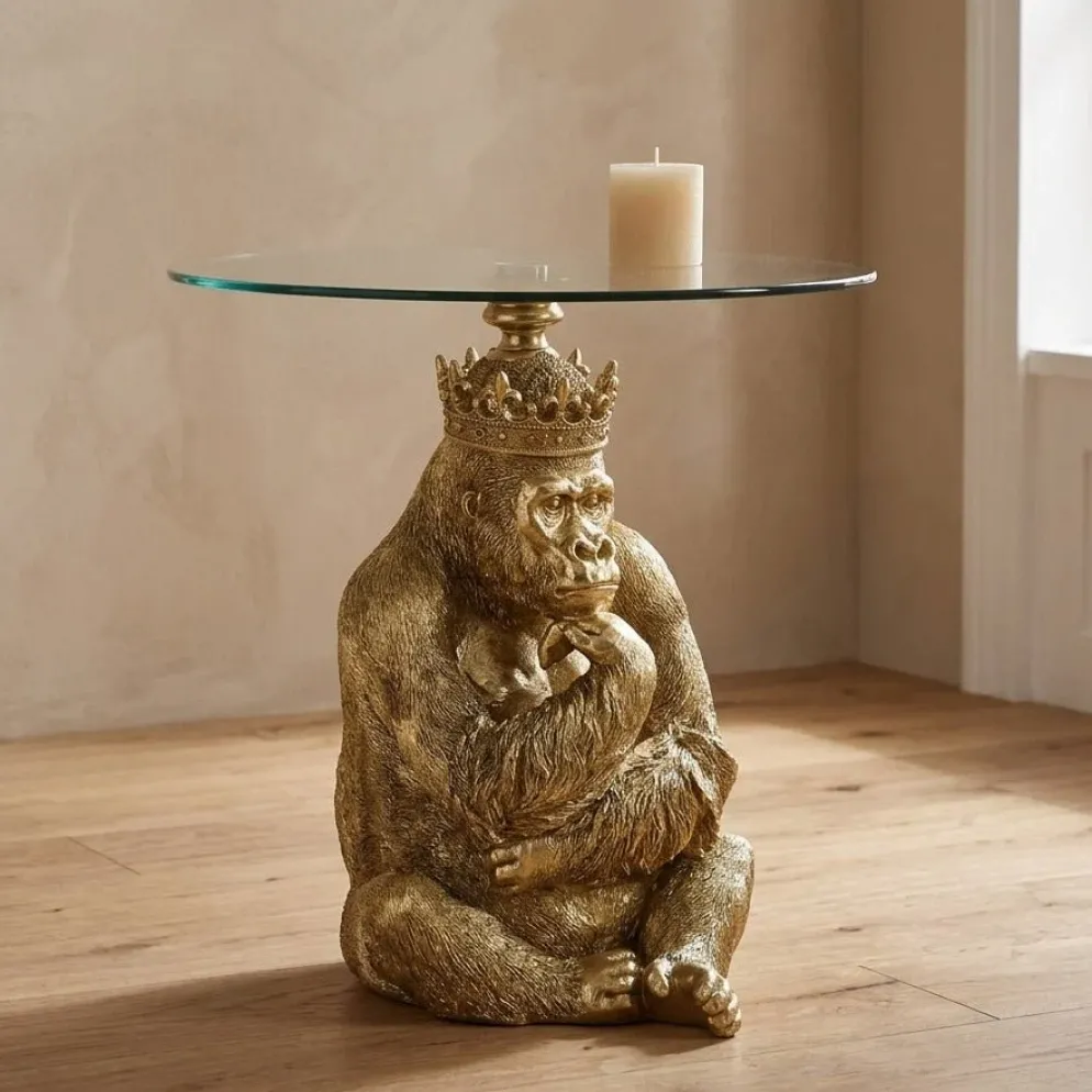 Mesa de Apoio Gorila Dourado