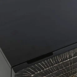 Mesa de Cabeceira Metal e Madeira