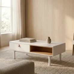 Mesa de Centro com Uma Gaveta 120x60x40