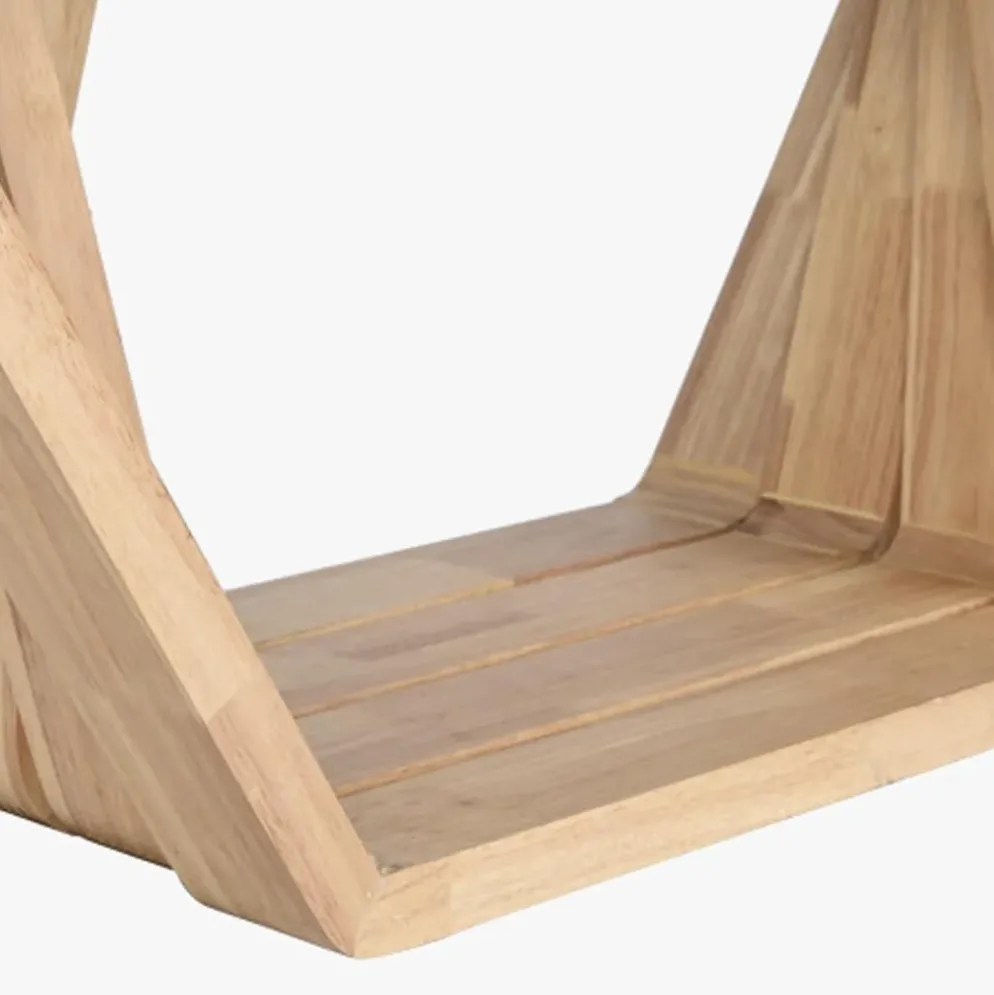 Mesa de Centro Vidro & Nogueira | 130×70×42 cm