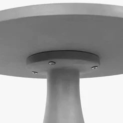 Mesa de Refeição Redonda Efeito Cimento