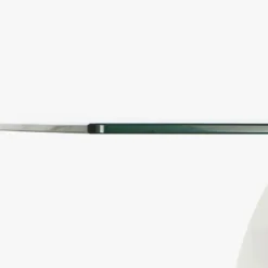 Mesa Jantar Vidro com Estrutura Branca | 160X90X75