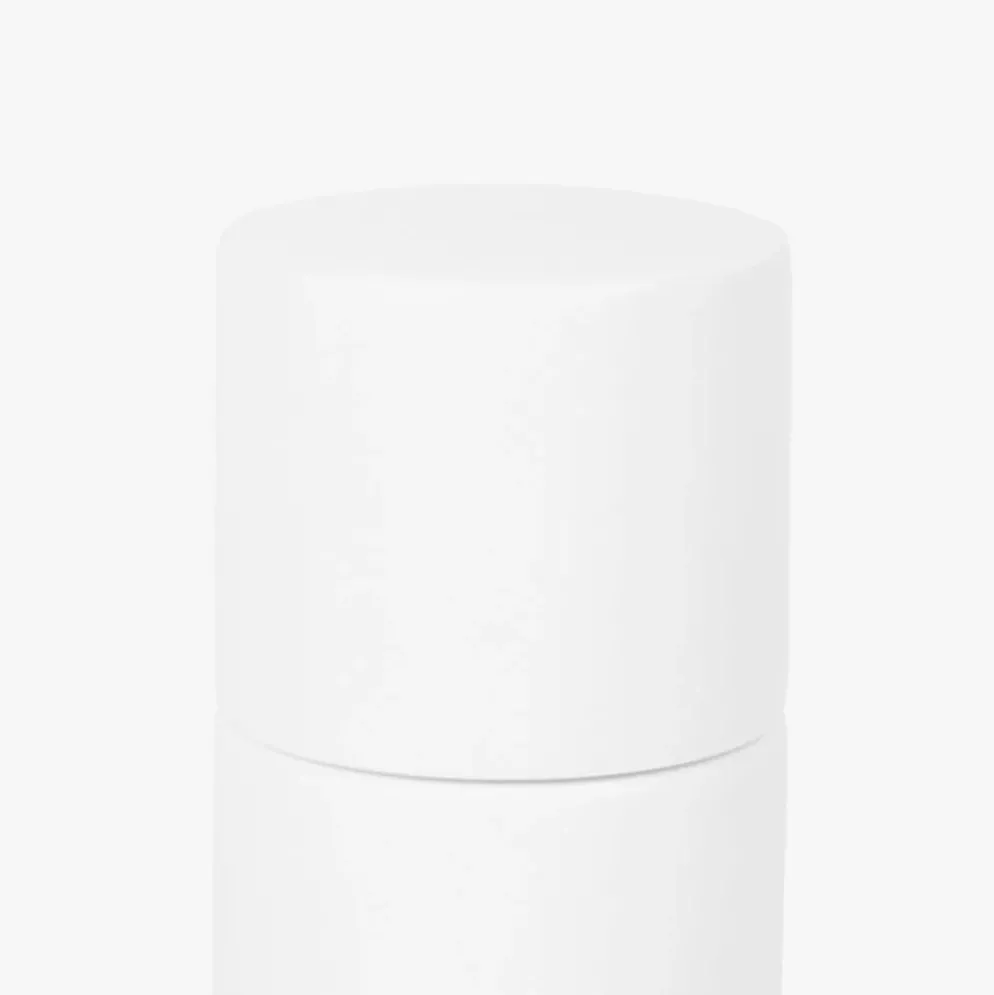 Moinho de madeira branco