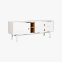 Móvel TV com Duas Gavetas e Uma Porta 140x40x55
