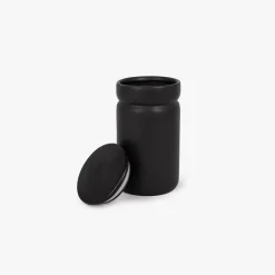 Pote grande em cerâmica preto