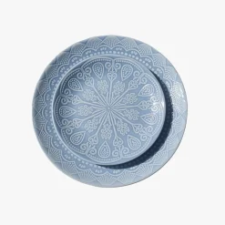 Prato de Sobremesa Mandalas Azul